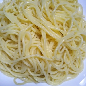 茹でたスパゲッティの保存方法